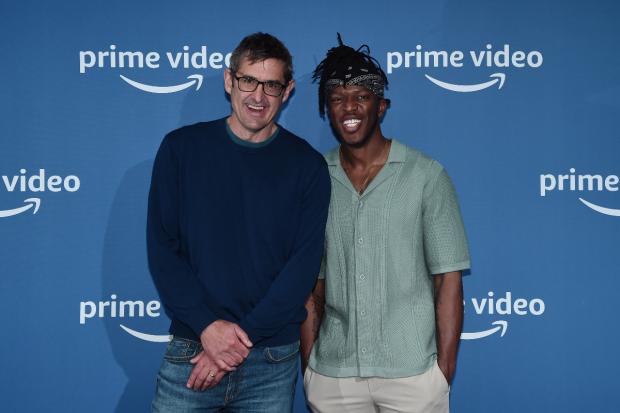 Hexham Courant: Louis Theroux (left) and KSI (right) at Prime Video Presents (Prime Video)