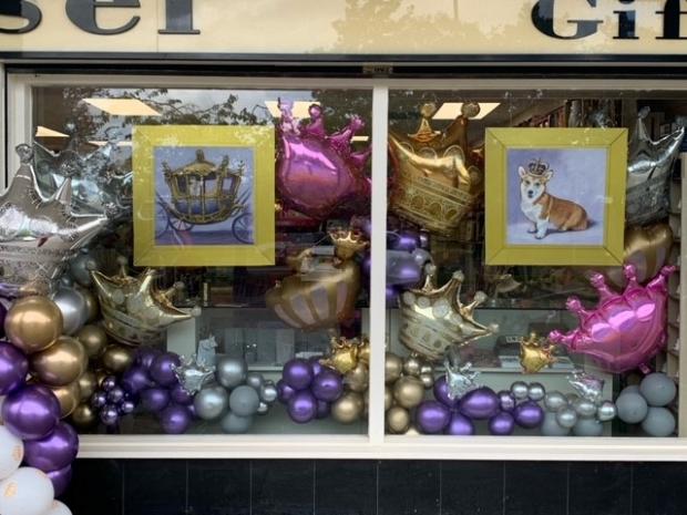 Hexham Courant: DECORATE: The decorations in the window
