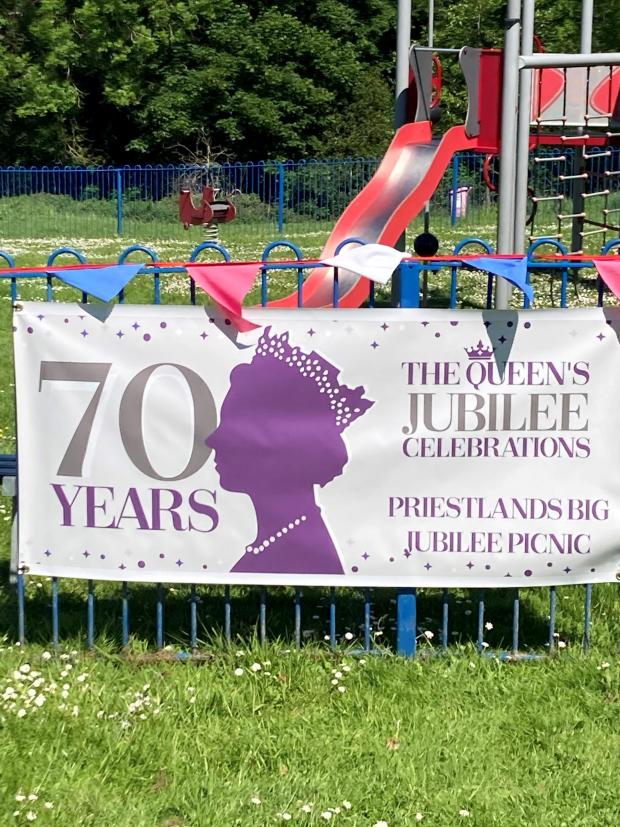 Hexham Courant: JUBILEE: Decorations for the Priestlands Picnic