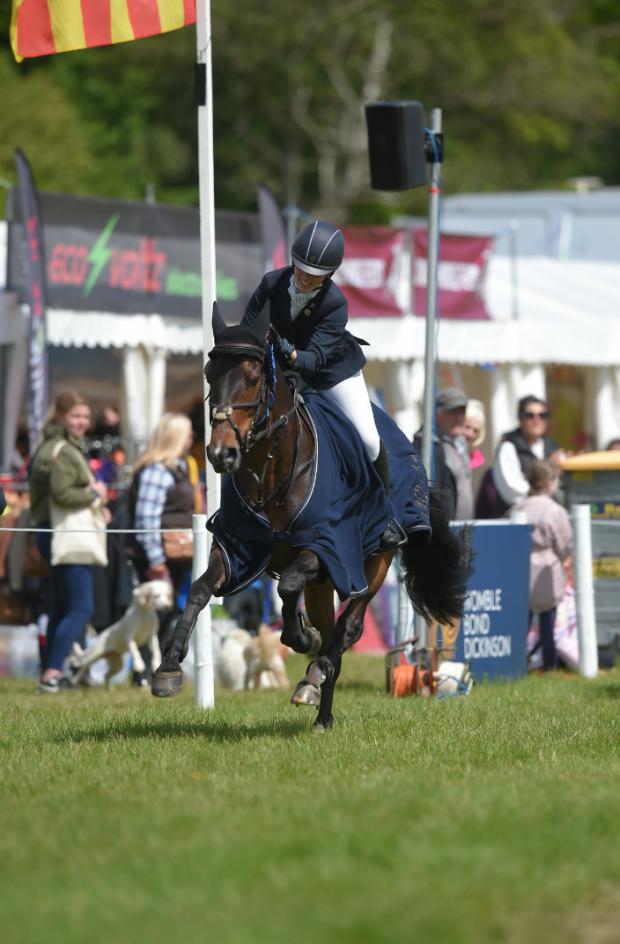 Hexham Courant: SCORE: Erin Jennings, who was one rider crowned a British National Pony Champion