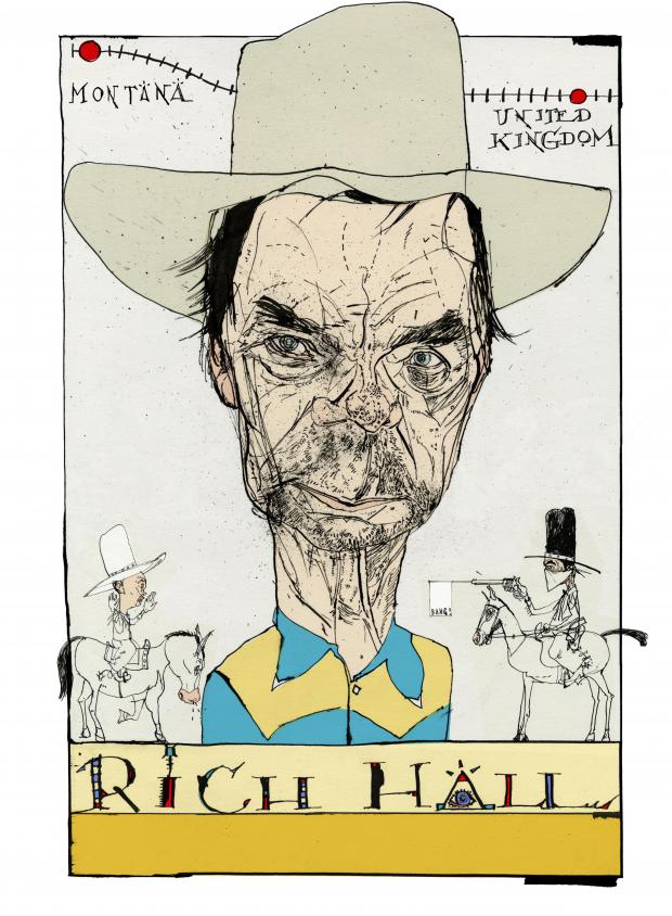 Hexham Courant: TOUR: Image for Rich Hall's tour, Shot From Cannons