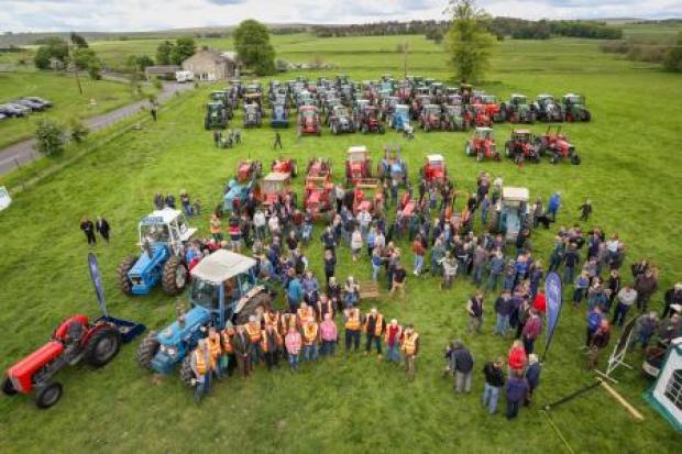 EVENT: The audience at the charity tractor run event. Image: Neil Denham