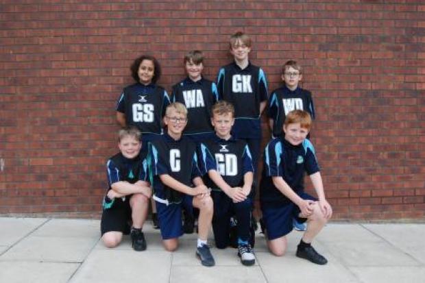 Haydon Bridge High School Year 7 boys’ netball winners