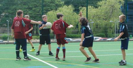 Hexham Courant: Haydon Bridge High School versus Corbridge Middle School in the Year 7 boy’s netball game