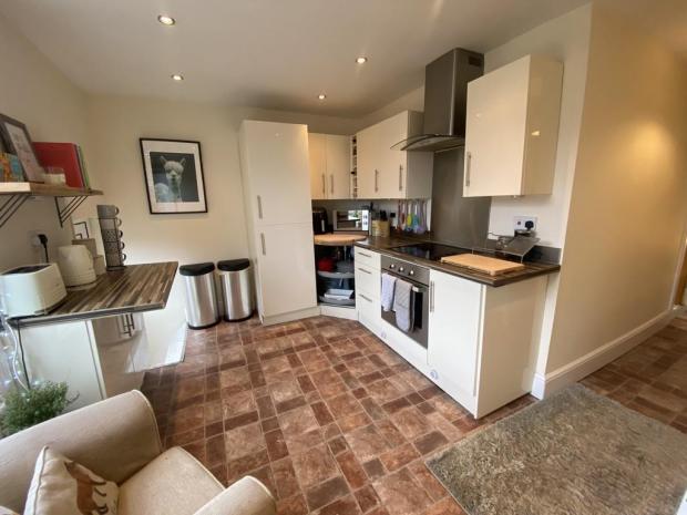 Hexham Courant: The kitchen at St. Wilfrids Road property. Image Rightmove
