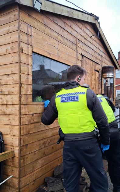 Illegal drugs seized in Haltwhistle by Northumbria Police 