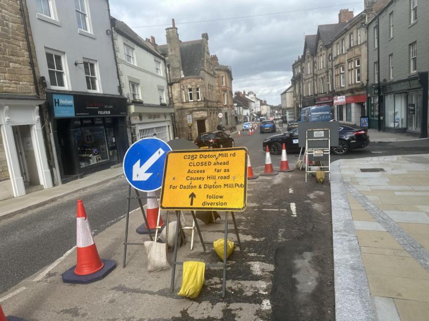Major Hexham improvement scheme to finish at the end of May 