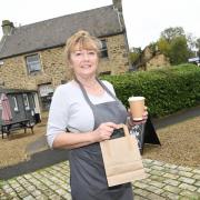 Christine Trueman, co-owner of The Station Coffee House at Riding Mill, believes a blanket ban on food and drink on public transport – except water – would be impossible to police. 				        Photo: HX431938