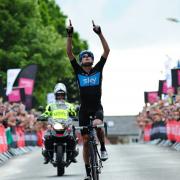 Sky Pro Cycling rider Bradley Wiggins is cycling’s National Champion after taking victory in the men’s National Elite Road Race Championship in Northumberland today (Sun 26 June). Cyclone 2011 50021457H005.jpg 50027942H003.jpg