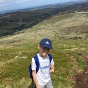 10-year-old Hayden was found by the police after getting lost on the Cheviots.