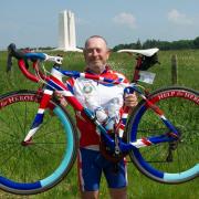 Steve Craddock with his Help for Heroes bike