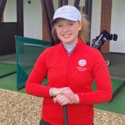Maggie Whitehead, the youngest member of the England Girls squad