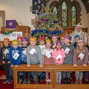 Adderlane Academy pupils at The Christmas Journey at St Mary Magdalene Parish Church. Picture: Moira Wooldridge.