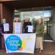 Members of Real Living Wage Hexham group