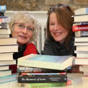 Susie Troup and Gil Pugh of Hexham Book Festival. Picture: Tony Iley.