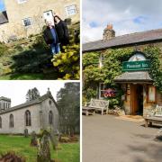WINNERS: (Clockwise from top left) Heavenfield Cottage, The Pheasant Inn and Greystead Old Church have all received a Rose Award from Visit England.