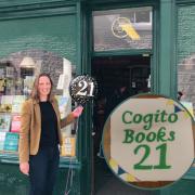 PROUD: Owner of Cogito books Claire Grint.