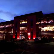 Here is why the North East Ambulance Service Headquarters turned red