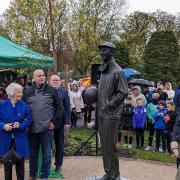 Watch the moment Jack Charlton's  statue is unveiled at Hirst Park, Ashington