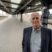 Northumberland County Council leader Glen Sanderson at Newcastle Central Station