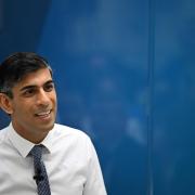 Prime Minister Rishi Sunak during a Q&A session at Teesside University in Darlington, as part of his visit to the North East