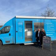 Barclays' mobile banking van