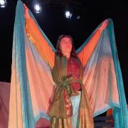 Verity Bajoria on stage in Tales from a Thousand and One Nights