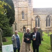 (L-R) Alice Ellison, Church Warden at Blanchland Abbey & Rev Helen Savage, Vicar of Moorland Group of churches