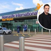 Ant and Dec surprise holidaymakers at Newcastle Airport