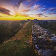 Walltown Craggs, at Hadrian's Wall, which was named the most stunning spring hike in the UK