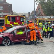 The event saw around 40 fire and rescue services compete