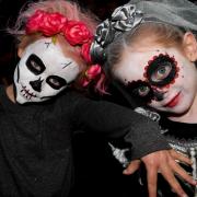 Lola Whitbread and Ava Lancaster at Hexham’s Spook Night