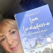 Tynedale author Kimberley Adams with her debut novel