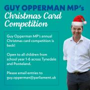 MP Guy Opperman's Christmas card competition returns