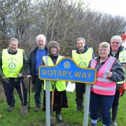Rotary Ponteland Members and Friends took part in the tree planting