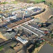 Work on the Newsham Station on the Northumberland Line as of January 2024
