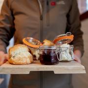Cream teas are available at Belsay Hall this Mother's Day