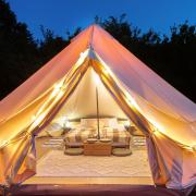 The Bell's Glamping tents will launch at Belsay International Horse Trials this summer