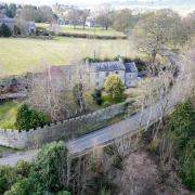 An aerial view of Thornley Gate, Hexham, on the market for £400,000