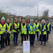 Friends of Beverley Station took part in the clean up