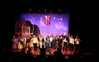 Hexham amateur stage society in a previous production of HMS Pinafore