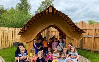 Allendale Pre-school has a new outdoor play area. 			    Photo: Joanne Sutterby