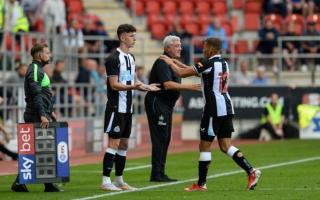 Dream debut: Joe White made his Newcastle debut this week (Photo: Serena Taylor/Newcastle United)