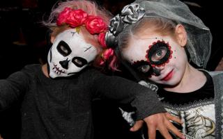 Lola Whitbread and Ava Lancaster at Hexham’s Spook Night