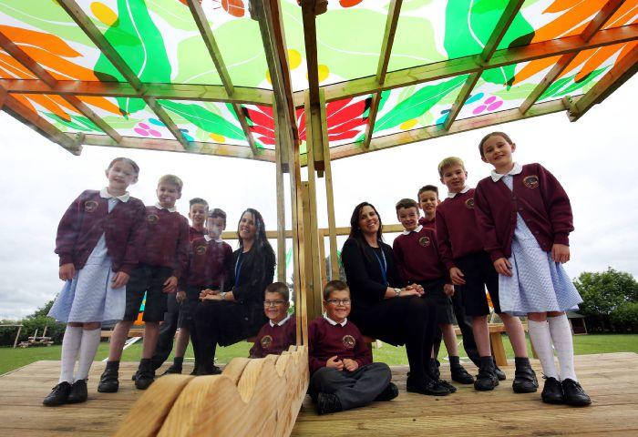 Seal of approval for Whittonstall playground 